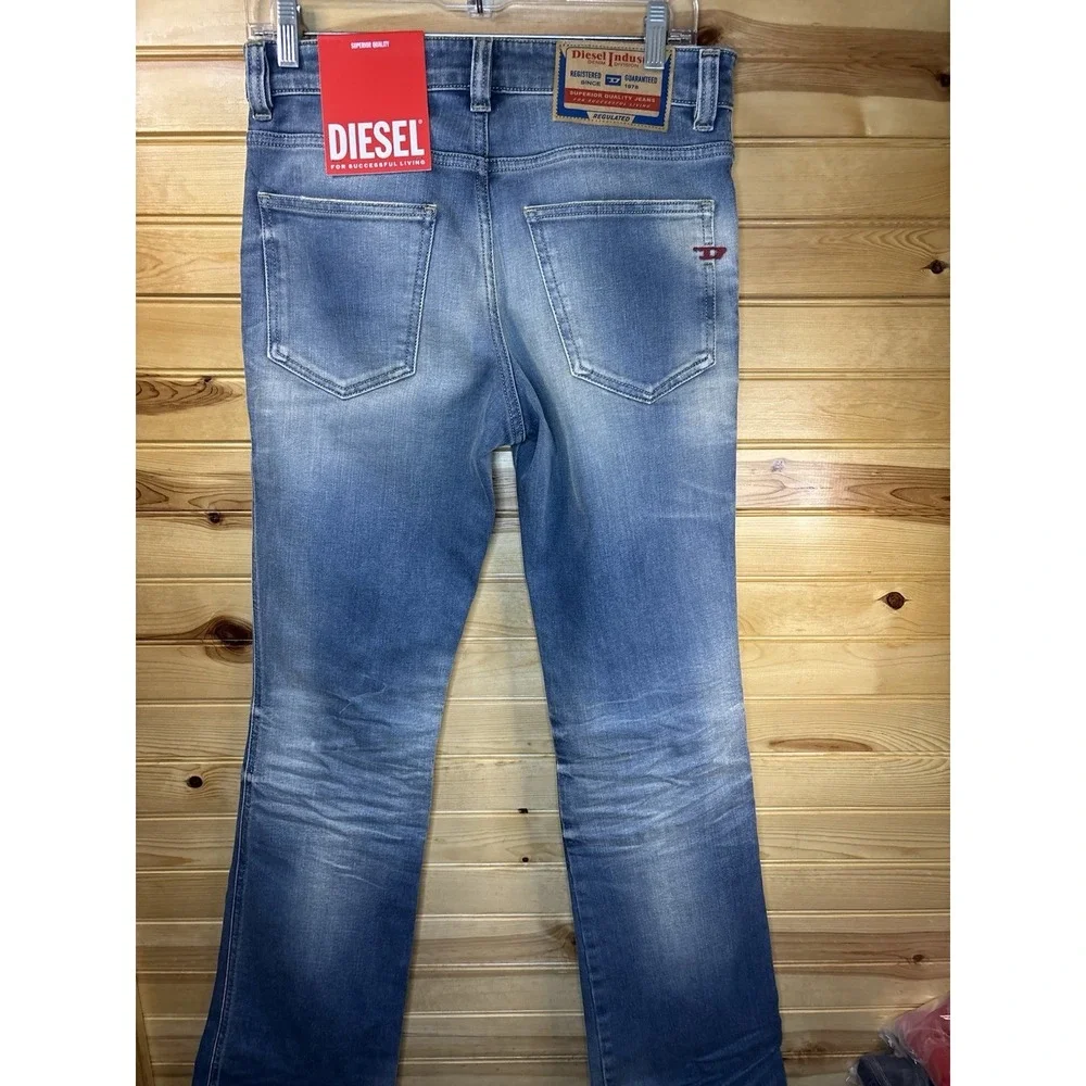 Diesel Denim Jeans 1998 D-Buck 09J62 27x34 Bootcut Leg Slim Fit NWT $350 Stetch